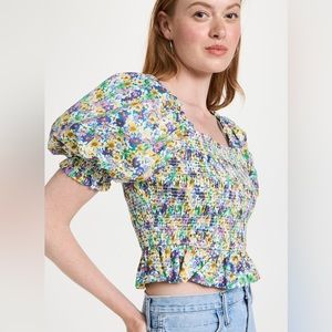 Endless Rose Smocked Floral Top